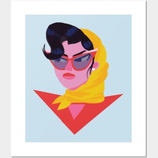 Retro Lady Posters and Art